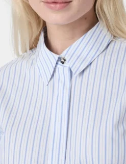 neo noir Frannie Stripe Skjorte - Stribet striped Discount