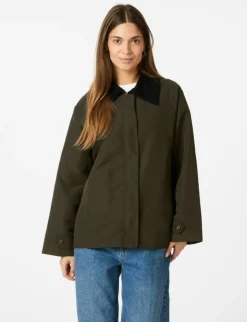 neo noir Gatbi Clean Jakke - Mørkegrøn mørkegrøn Clearance