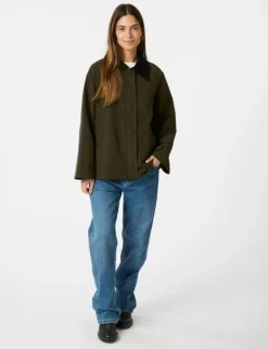 neo noir Gatbi Clean Jakke - Mørkegrøn mørkegrøn Clearance