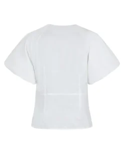 neo noir Irina Poplin Bluse - Hvid white