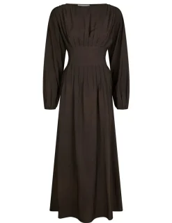 neo noir Kankata Kjole - Mørkebrun Dark Brown New