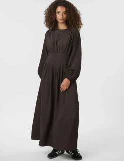 neo noir Kankata Kjole - Mørkebrun Dark Brown New