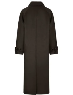 neo noir Keaton Uldfrakke - Mørkebrun Dark Brown Discount