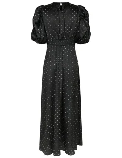 neo noir Kikka Dot Kjole - Prikket dotted Best