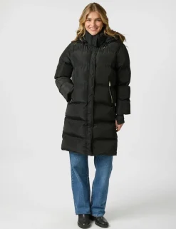neo noir Lucette Puffer Jakke - Sort black Discount