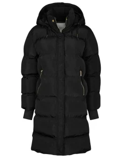 neo noir Lucette Puffer Jakke - Sort black Discount