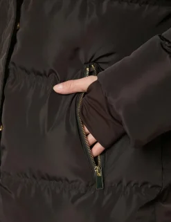 neo noir Lucette Puffer Jakke - Mørkebrun Dark Brown Discount