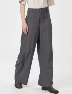 neo noir Massie Structure Bukser - Grå grey