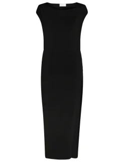 neo noir Minja Drapy Kjole - Sort black Online