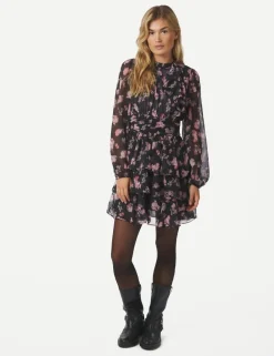 neo noir Mio Marigold Kjole - print Hot