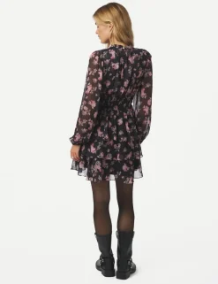 neo noir Mio Marigold Kjole - print Hot