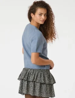 neo noir Mitta Knit Cardigan - Blå blue Clearance