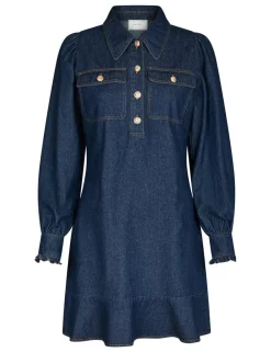 neo noir Nikko Kjole - denim Hot