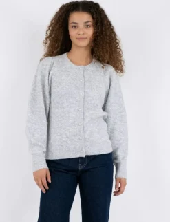 neo noir Nuna Strik Cardigan - Grå grey New