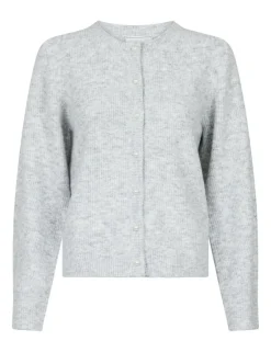 neo noir Nuna Strik Cardigan - Grå grey New