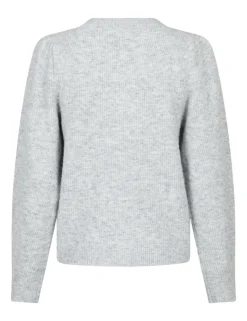 neo noir Nuna Strik Cardigan - Grå grey New