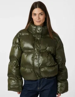 neo noir Rhea Shiny Pufferjakke - Army Discount
