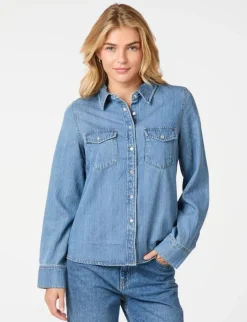 neo noir Roger skjorte - denim Outlet