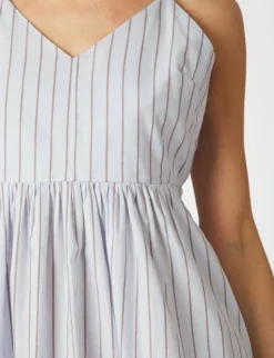 neo noir Savani Stripe Kjole - Stribet striped Best