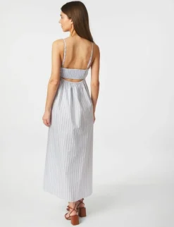 neo noir Savani Stripe Kjole - Stribet striped Best