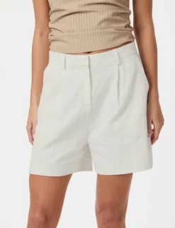 neo noir Sega Ramie Shorts - Hvid white Hot