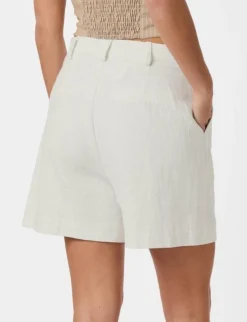 neo noir Sega Ramie Shorts - Hvid white Hot