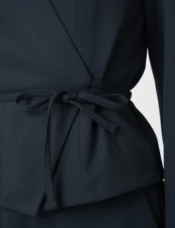 neo noir Simmi Bluse - Mørkeblå Dark Blue Sale