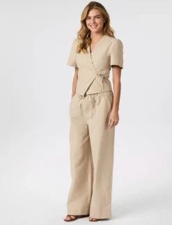 neo noir Simoni Stripe Bluse - Stribet striped Discount