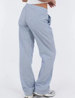 neo noir Sonar Mini Stripe Bukser - Stribet striped Hot