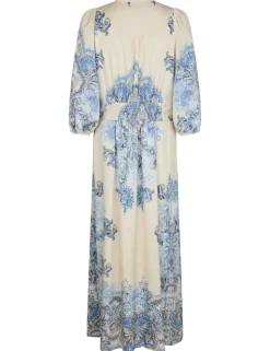 neo noir Stellar Artist Paisley Kjole - Blå blue Online