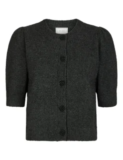 neo noir Trudy Deco Strik Cardigan - Grå grey Sale