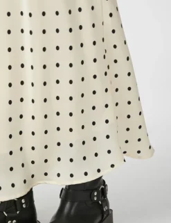 neo noir Viso Dot Nederdel - creme Hot