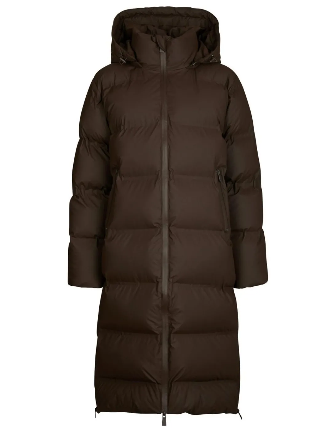 neo noir Viviana C Puffer Jakke - Mørkebrun Dark Brown Hot