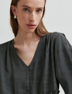 second female Carline Bluse - Mørkegrøn mørkegrøn Best