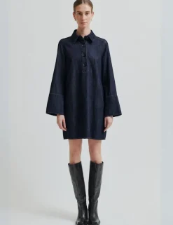 second female Dera Tunic Kjole - denim Outlet