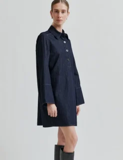 second female Dera Tunic Kjole - denim Outlet
