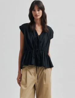 second female Felixa Top - Sort black Discount