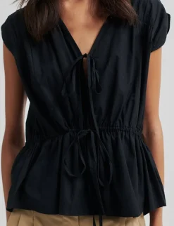 second female Felixa Top - Sort black Discount