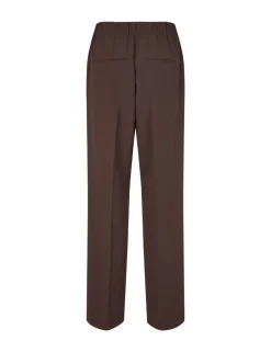 second female Fique Classic Bukser - Mørkebrun Dark Brown Online