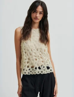 second female Gleam Top - Sand beige