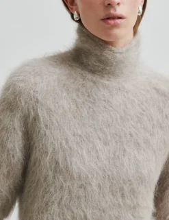 second female Karla Knit SS Strik - Grå grey Outlet