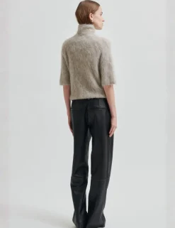 second female Karla Knit SS Strik - Grå grey Outlet