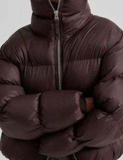 second female Riya Puffer Jakke - Mørkebrun Dark Brown Best