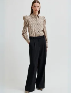 second female Serina Slim Skjorte - Stribet striped Best